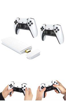 Çift Oyun Kollu 4K HD Ekran Nostaljik 20.000 Oyunlu Beyaz Game Stick Çift Oyun Kollu 4K HD Ekran Nostaljik 20.000 Oyunlu Beyaz Game Stick