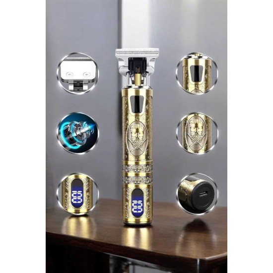 Çizik Tıraş Makinesi Şarjlı Paslanmaz Çelik Bıçaklı Uzun Ömürlü