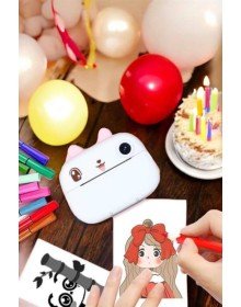 Çocuklar için Fotoğraf Makinesi Anlık Baskı Makinesi HD Görüntü Kalitesi