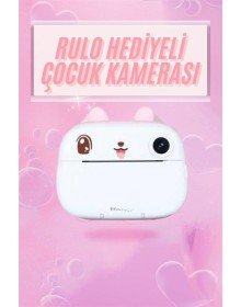 Çocuklar İçin Özel Fotoğraf Makinesi Farklı Desen Seçenekli 3 Adet Rulo