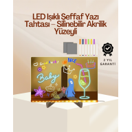 Çocuklar İçin Renkli LED Mesaj Tahtası – Neon Kalemli, Eğlenceli ve Yaratıcı Yazı Panosu