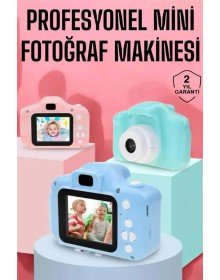 Çocuklara Özel Dijital Fotoğraf Makinesi Mini 1080P HD Kaliteli