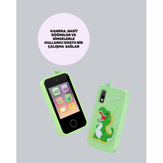 ABS + Silikon Gövdeli Dayanıklı Çocuk Kamerası – Güvenli Malzeme, Şok Emici Tasarım ABS + Silikon Gövdeli Dayanıklı Çocuk Kamerası – Güvenli Malzeme, Şok Emici Tasarım