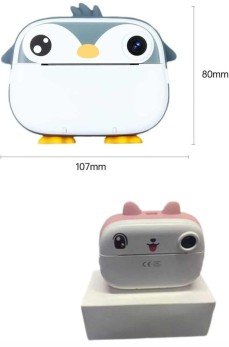 Çocuklara Özel Şirin Tasarımlı Mini Fotoğraf Yazıcısı 3 Adet Rulo Hediyeli