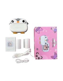 Çocuklara Özel Şirin Tasarımlı Mini Fotoğraf Yazıcısı 3 Adet Rulo Hediyeli