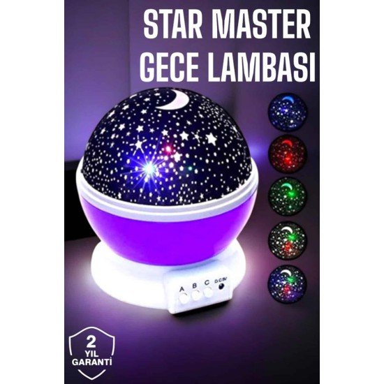 Çocuklara Özel Yıldızlı Gece Lambası Çocuklara Özel Yıldızlı Gece Lambası