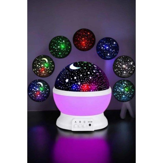 Çocuklara Özel Yıldızlı Gece Lambası Çocuklara Özel Yıldızlı Gece Lambası