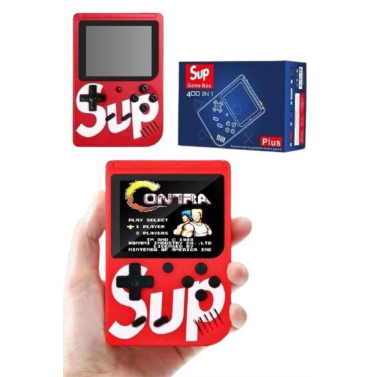 Çocuklara Özel Taşınabilir Sup El Atarisi 400 Oyunlu Nostaljik Oyun Konsolu