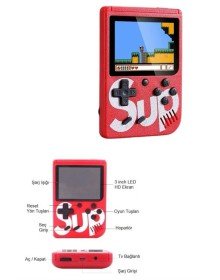 Çocuklara Özel Taşınabilir Sup El Atarisi 400 Oyunlu Nostaljik Oyun Konsolu