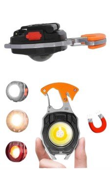 Çok İşlevli Acil Durum Işığı USB Şarjlı Cep Feneri 7 Farklı Mod