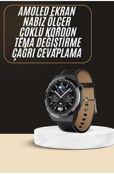 Çoklu Kordon Hediyeli Akıllı Saat Çağrı Cevaplama Müzik Dinleme Dokunmatik Ekran