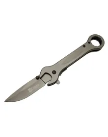 Columbia 8000B Anahtar Görünümlü Siyah Kamp Çakı 19 cm - Otomatik, Metal Sap