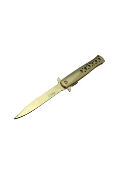 Tac-Force 1111A T-Lite Gold Kamp / Av Çakısı 23cm- Yarı Otomatik, Metal Sap, Kemerlikli Tac-Force 1111A T-Lite Gold Kamp / Av Çakısı 23cm- Yarı Otomatik, Metal Sap, Kemerlikli