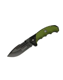 Columbia FST4008-B Oluklu Siyah Kamp Çakı 22 cm - Otomatik