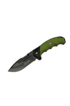 Columbia FST4008-B Oluklu Siyah Kamp Çakı 22 cm - Otomatik