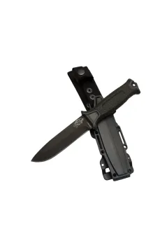 Columbia Tiger Tactical HTM 1041 A Siyah Outdoor / Survival Bıçak 27cm - Kauçuk Sap, Kılıflı, Kutulu