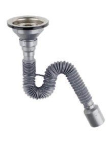 Çöpmak Kapalı Körüklü Evye Sifonu 50 mm