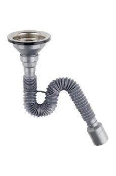 Çöpmak Kapalı Körüklü Evye Sifonu 50 mm