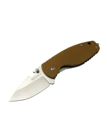 Crkt 3329 BRW Heat Kamp Çakı 18cm - Metal Sap, Kılıflı, Açacaklı, Perçinli