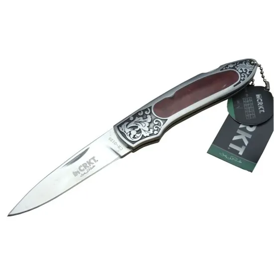 CRKT CR 0128 RD Kamp Çakı 18 cm - Metal Desenli Sap, Kılıflı, Kutulu CRKT CR 0128 RD Kamp Çakı 18 cm - Metal Desenli Sap, Kılıflı, Kutulu