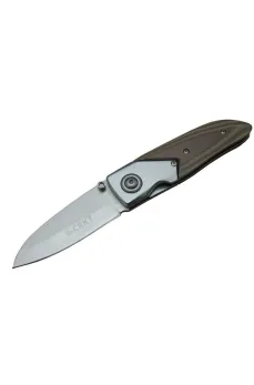 CRKT CR 0145 Kamp Çakı 18 cm - Ahşap Saplı, Kılıflı, Kutulu