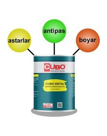 Cubo Metal Pas Boyası Ral 7016 Antrasit Grİ 0,75 Litre