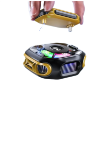 RGB Işıklı Girdap Fanlı Mobil Soğutucu | Manyetik Montaj | Type-C Girişli