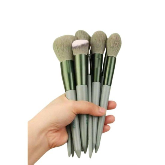 Dayanıklı Makyaj Fırçası Seti 13 Parça Yumuşak Kıllı Fırçalar Allık Fondöten Far Fırçası