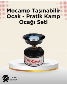 Dayanıklı, Paslanmaz ve Yüksek Isı Dayanımlı Kamp Ocağı – Uzun Süreli Kullanım İçin