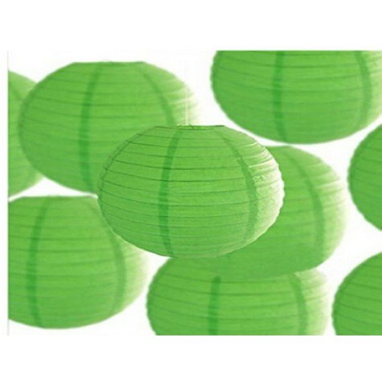 Dekoratif Çin Feneri – Kağıt Lamba - Yeşil Dekoratif Çin Feneri – Kağıt Lamba - Yeşil