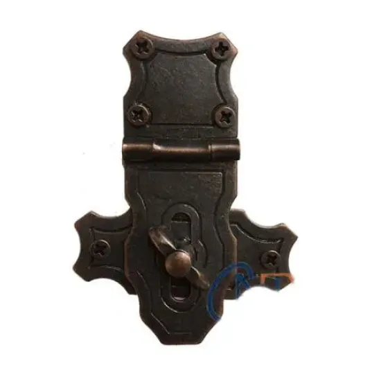 Dekoratif Anahtarlı Sandık Askısı - 40x55mm, Oksit, 100 Adet Dekoratif Anahtarlı Sandık Askısı - 40x55mm, Oksit, 100 Adet