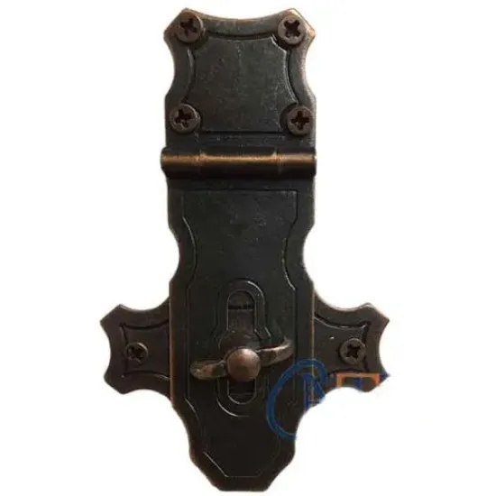 Dekoratif Anahtarlı Sandık Askısı - 40x65mm, Oksit, 100 Adet Dekoratif Anahtarlı Sandık Askısı - 40x65mm, Oksit, 100 Adet