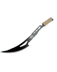 Dekoratif Azrail Kılıcı 70 cm, Hasır İp Saplı, Keskin Değildir