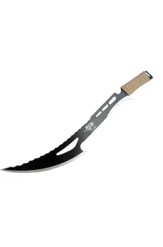 Dekoratif Azrail Kılıcı 70 cm, Hasır İp Saplı, Keskin Değildir