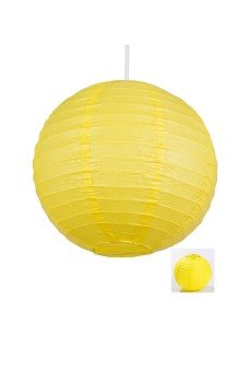 Dekoratif Çin Feneri – Kağıt Lamba - Sarı