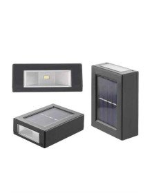 Dekoratif Duvar Lambası Solar Güneş Enerjili Bahçe Aydınlatması