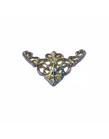 Dekoratif Köşe Süsü, Köşelik - Küçük, 19x34mm, Sarı, 100 Adet