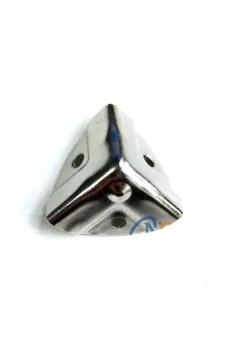 Dekoratif, Kutu, Sandık Köşesi - 35x22 Küçük, Nikel, 1 Adet