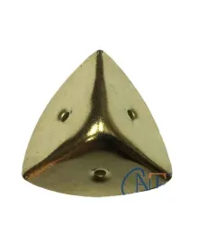 Dekoratif, Kutu, Sandık Köşesi - 45x28 mm, Büyük, Sarı, 1 Adet