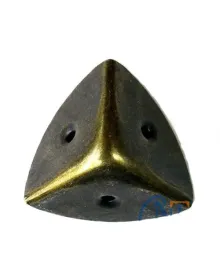 Dekoratif, Kutu, Sandık Köşesi - 45x28 mm, Büyük, Antik, 1 Adet