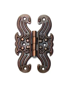 Dekoratif, Sac Kelebek Menteşe - Büyük, Antik, 100 Adet