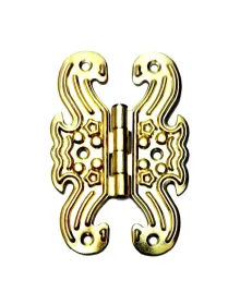 Dekoratif Sac Kelebek Menteşe - Büyük, Sarı, 100 Adet