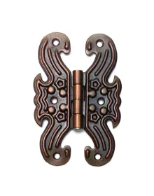 Dekoratif Sac Kelebek Menteşe - Büyük, Antik, 1 Adet