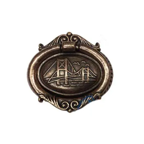 Dekoratif Zamak Sarkaç - Büyük, Kulp, Eskitme, 1 Adet Dekoratif Zamak Sarkaç - Büyük, Kulp, Eskitme, 1 Adet