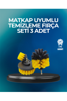 Derinlemesine Temizlik İçin Dayanıklı Kıllı Matkap Fırçası Başlığı