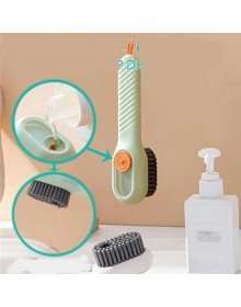 Deterjan Hazneli Süet Bot Nubuk Ayakkabı Temizleme Fırçası Mutfak Banyo Fırçası Çok Amaçlı