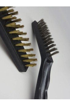 Dev Boy 2Li Detay Temizlik Fırça Seti  Araba -Mutfak Ocak - Fayans Temizlik Fırça (Çelik-Bakır)