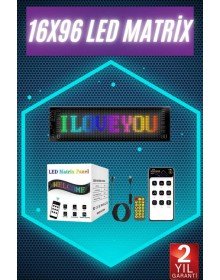 Digital Araba Yazısı Ekran Matrix En Büyük Boy Matrix LED Panel 19*96 pıxel