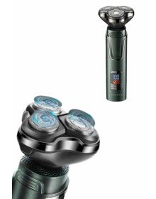 Dijital Göstergeli 3 Başlıklı Tıraş Makinesi Islak Kuru Lazer Öncesi Günlük