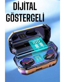 Dijital Göstergeli Bluetooth Bağlantılı Kulaklık Dokunmatik Kontrol